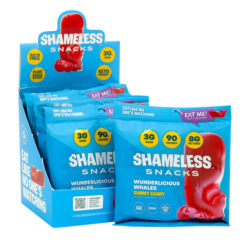 Wunderlicious Whales Gummy Candy - 6ct