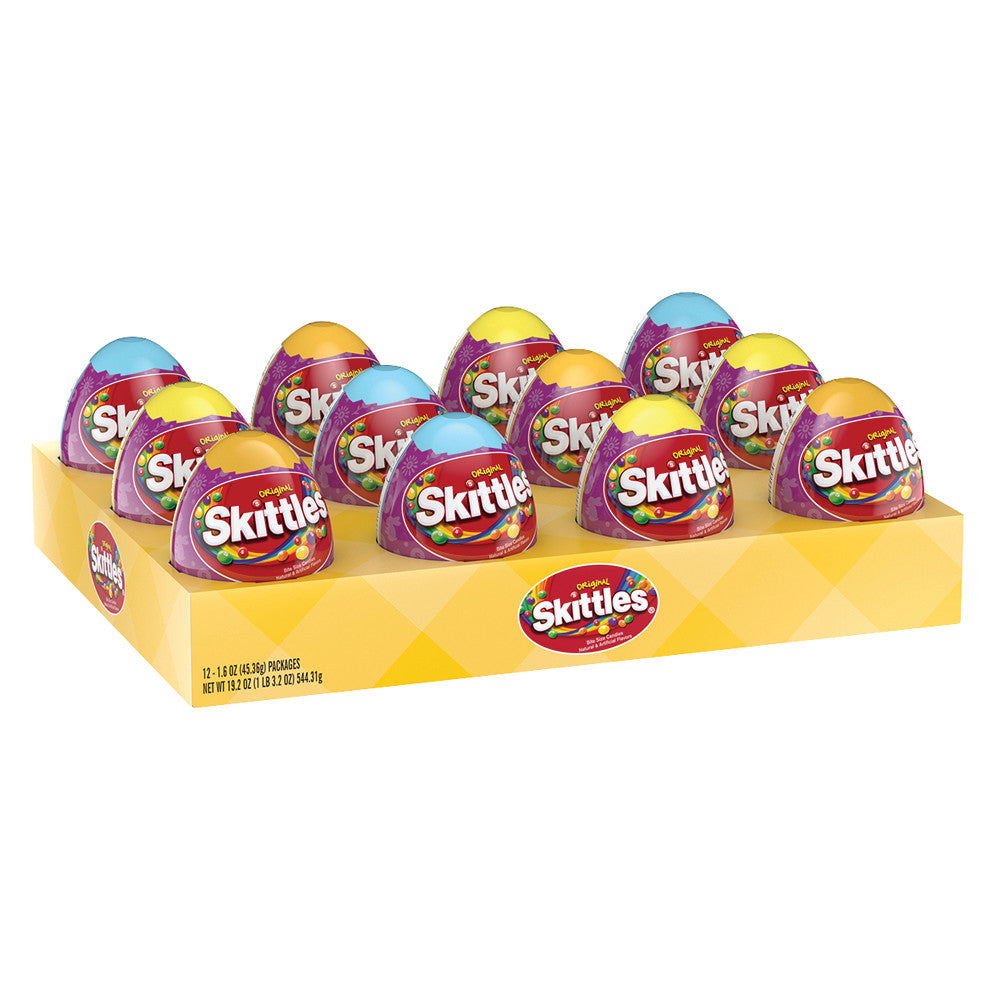 Skittles Original Filled Plastic Egg - 12ct