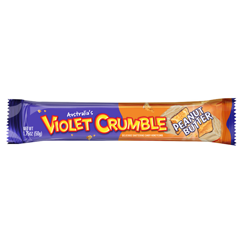 Violet Crumble King Size Peanut Butter Bars - 20ct
