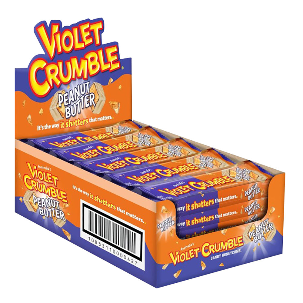 Violet Crumble Peanut Bars - 20ct