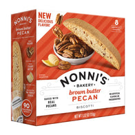 NONNI'S BISCOTTI BROWN BUTTER PECAN 5.52 OZ 8 CT BOX