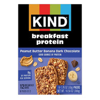 Kind Breakfast Protein Peanut Butter Banana Dark Chocolate Bars - 5ct
