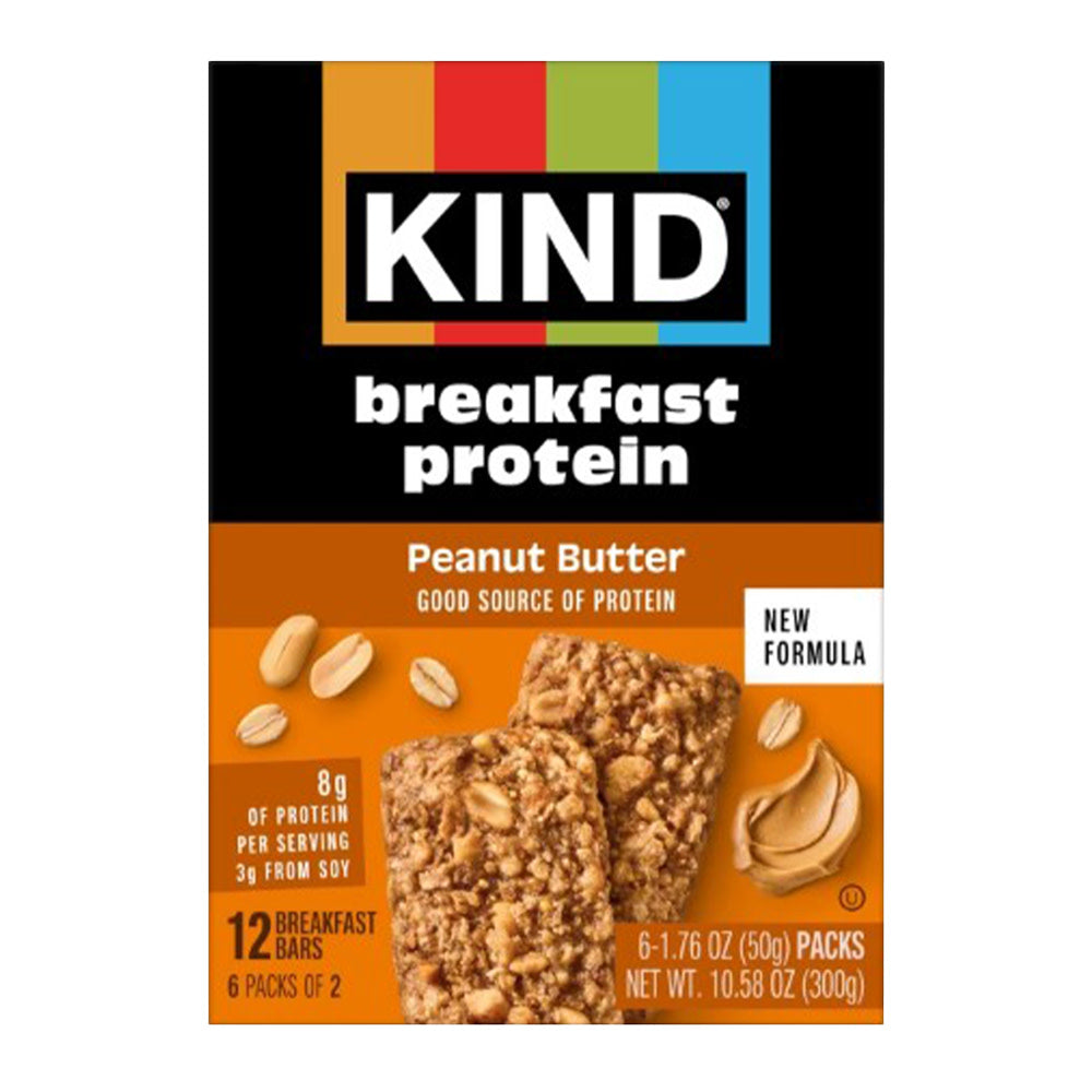 Kind Protein Peanut Butter Breakfast Bars - 6ct