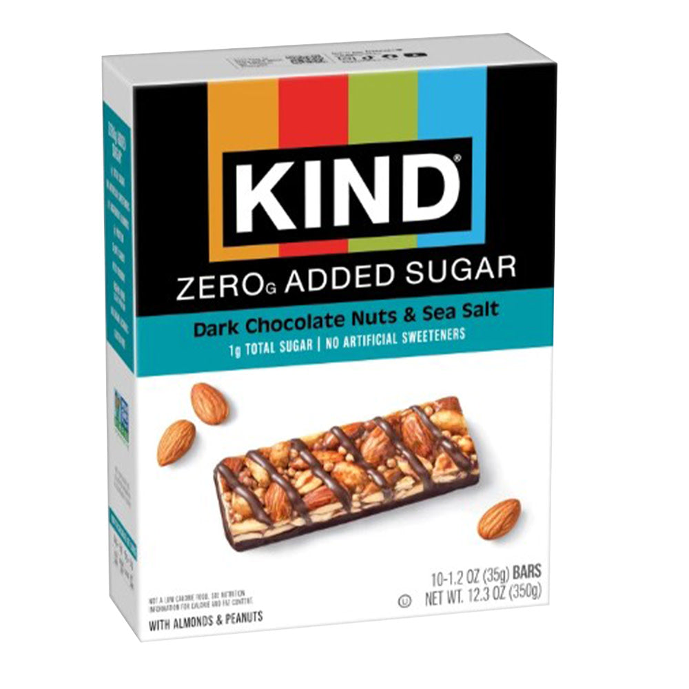 KIND Zero Sugar Dark Chocolate Sesame Salt - 6ct