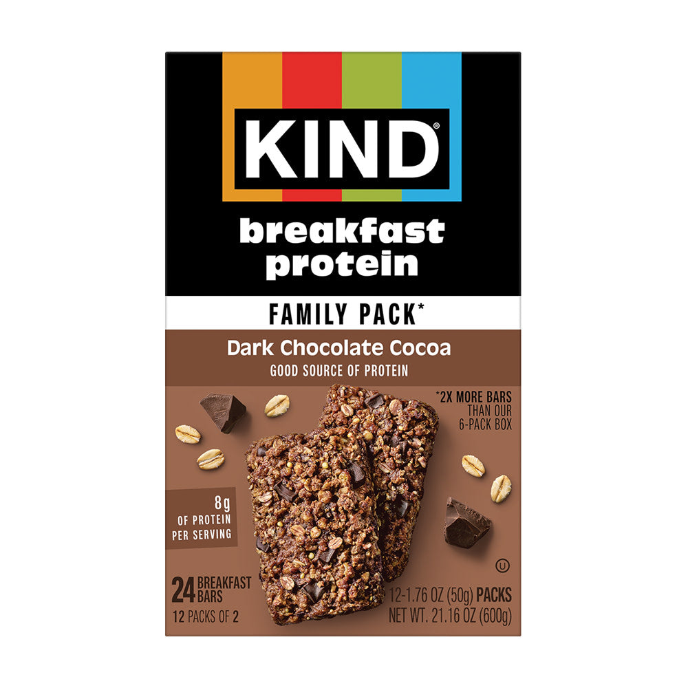 KIND Protein Dark Chocolate Breakfast Bars - 3ct