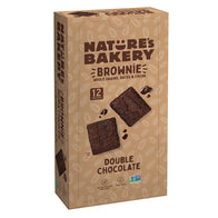 Nature's Bakery Bar Double Chocolate Brownie Boxes - 12ct