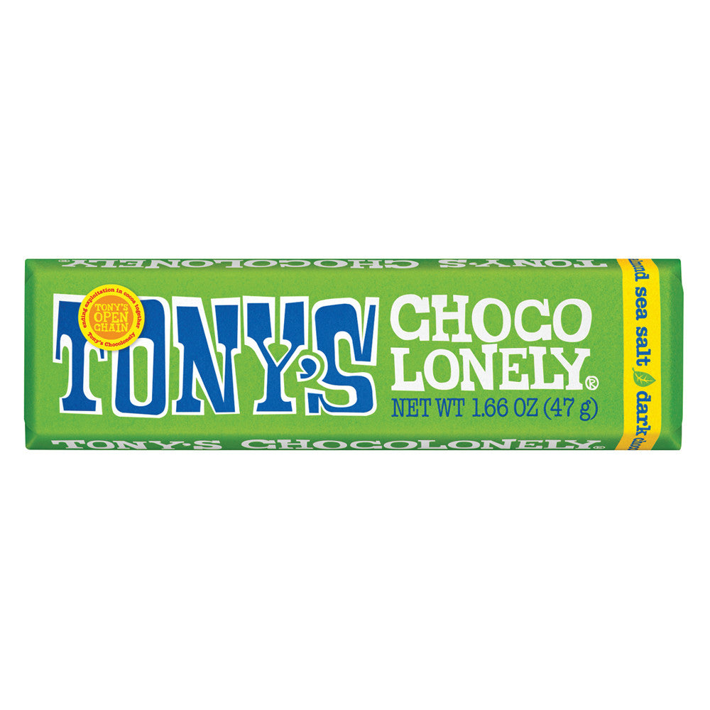 Tony's Chocolonely Dark Chocolate Almond Salt Bars - 20ct