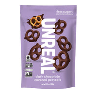 Unreal Dark Chocolate Covered Grain-Free Pretzels Pouches - 6ct