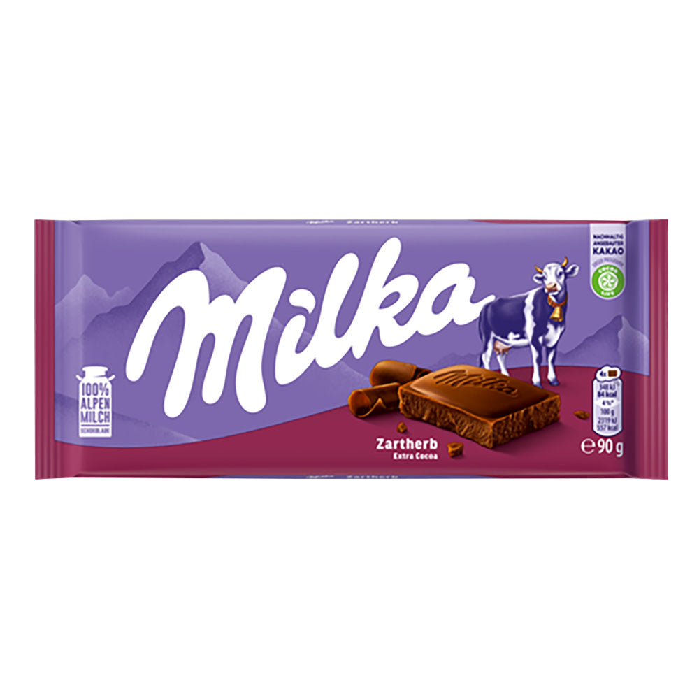 Milka Zartherb Bittersweet Chocolate - 25ct
