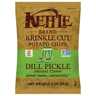 KETTLE THICK AND BOLD DILL PICKLE POTATO CHIPS 2 OZ BAG