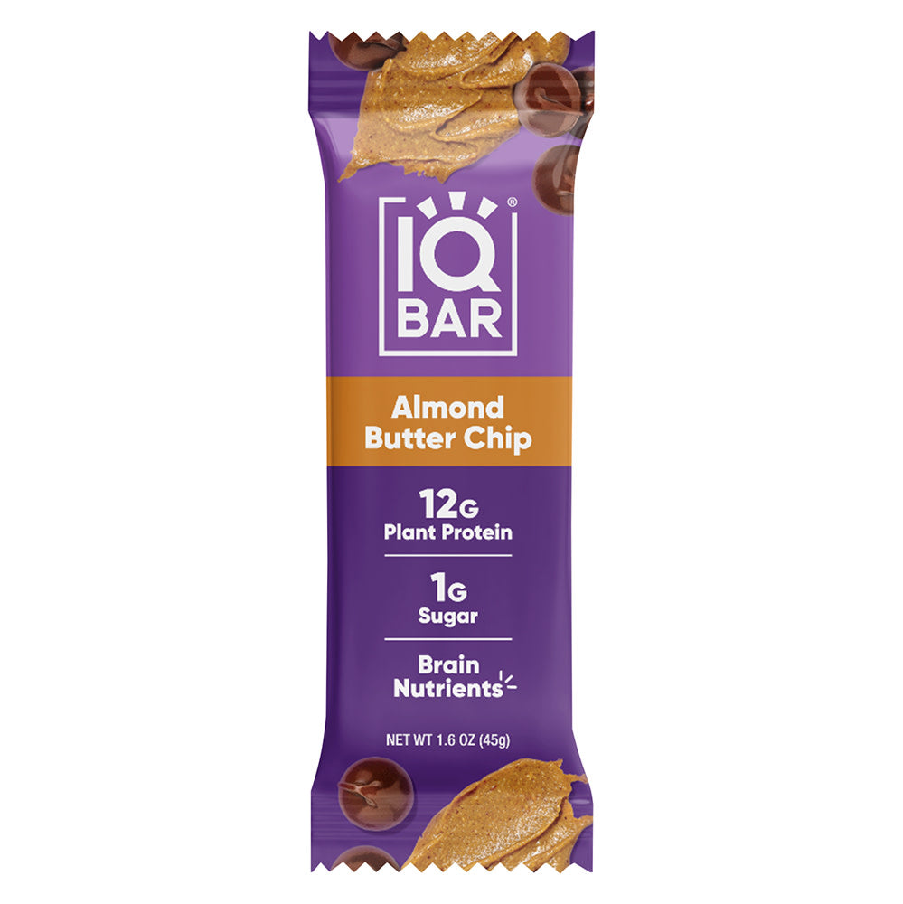 IQBAR - ALMOND BUTTER CHIP PRO BAR - 1.60Z
