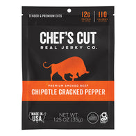 CHEF'S CUT CHIPOTLE CRACKED PEPPER STEAK JERKY 1.25 OZ BAG