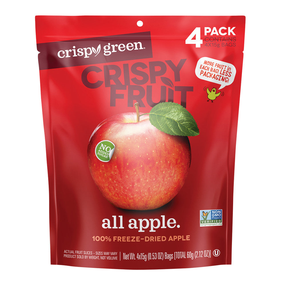 CRISPY GREEN ALL APPLE MULTI PACK 4 COUNT 2.12 OZ POUCH