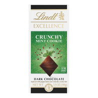 Lindt Excellence Mint Cookie Chocolate Bars - 12ct