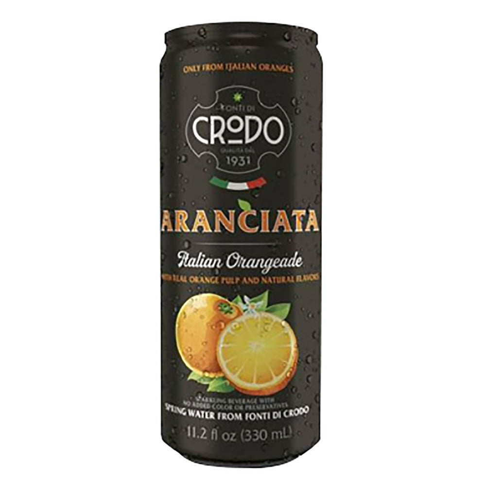 Fonti Di Crodo Aranciata Orange Sparkling Drink - 24ct