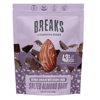 Scharffen Berger Breaks 43% Oat Cacao Milk Chocolate with Salted Almond Bark Bags - 8ct