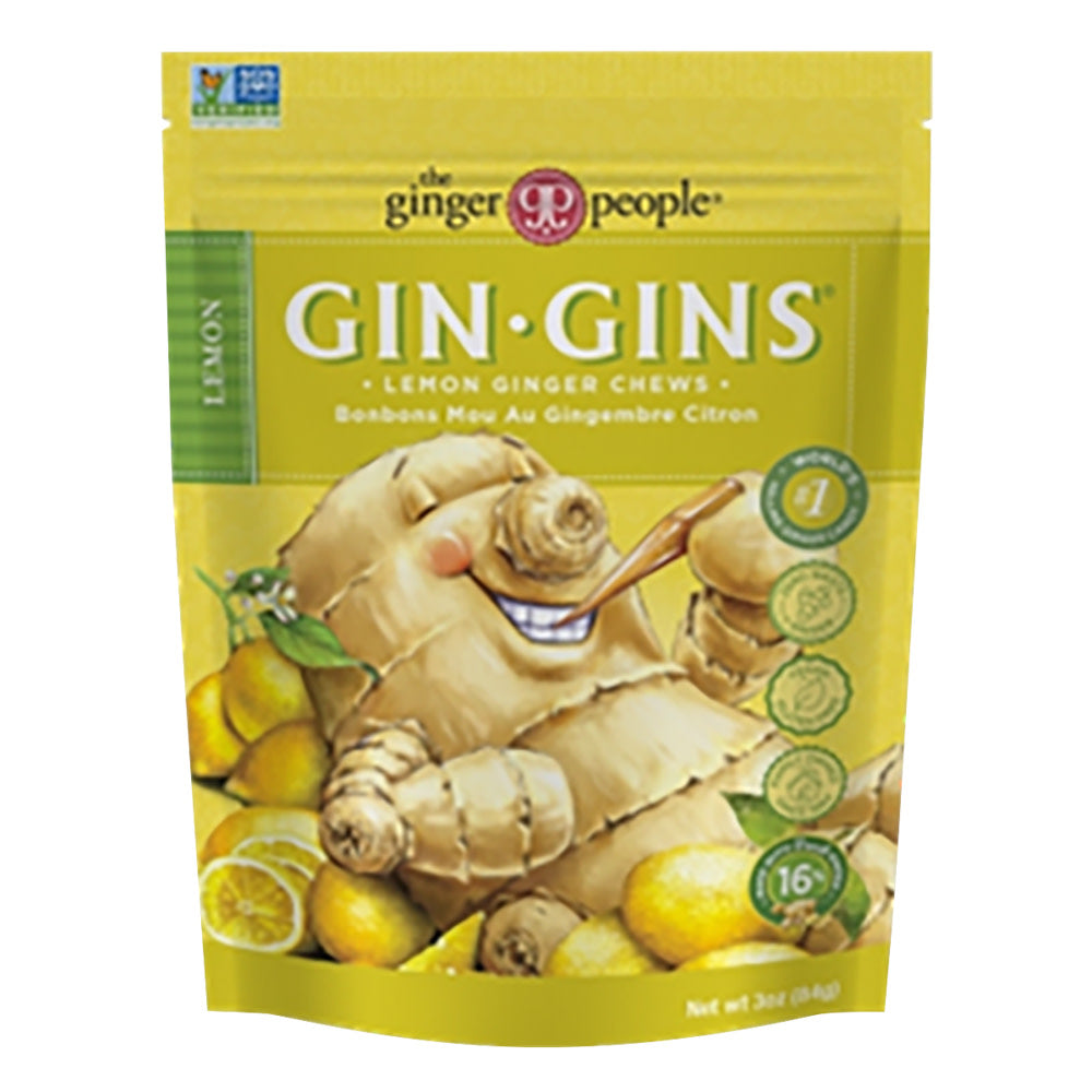 Ginger Gins Lemon Chews - 12ct