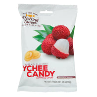 Melting Sweet Hard Candy Lychee Bags - 12ct