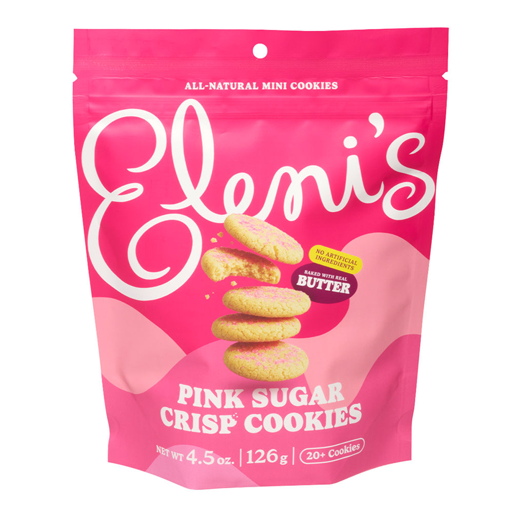 ELENI'S - MINI PINK SUGAR CRISP COOKIE - 4.5OZ