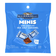 Ghirardelli Dark Chocolate Sea Salt Caramel Minis - 12ct