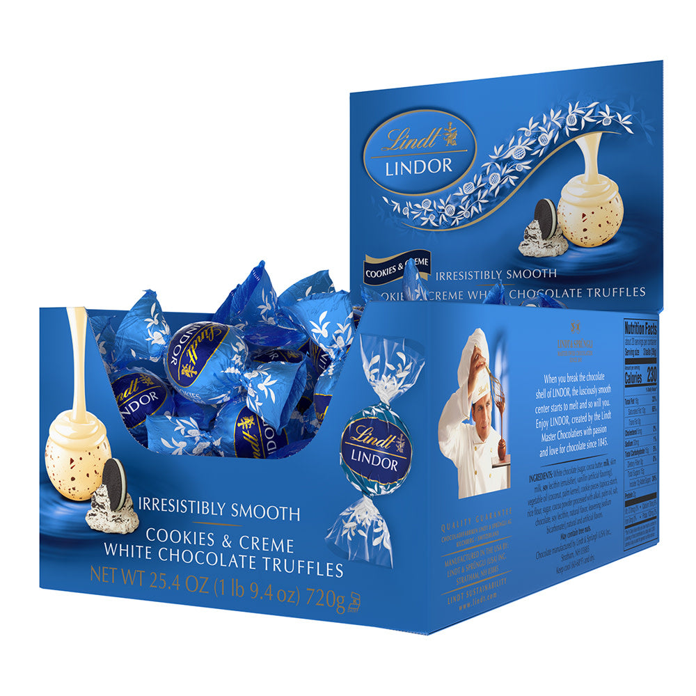 Lindt Lindor Cookies and Creme Truffles - 60ct – CandyStore.com