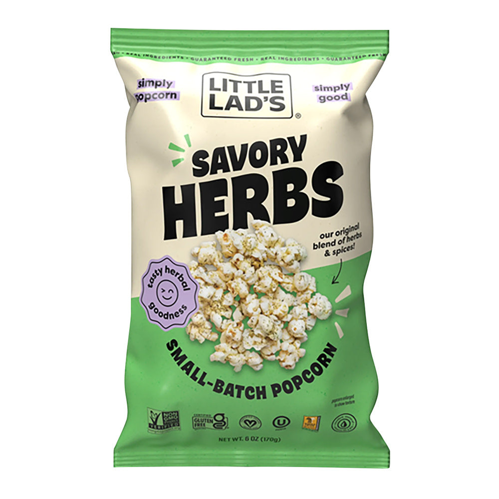 LITTLE LADS - SAVORY HERB POPCORN - 6OZ