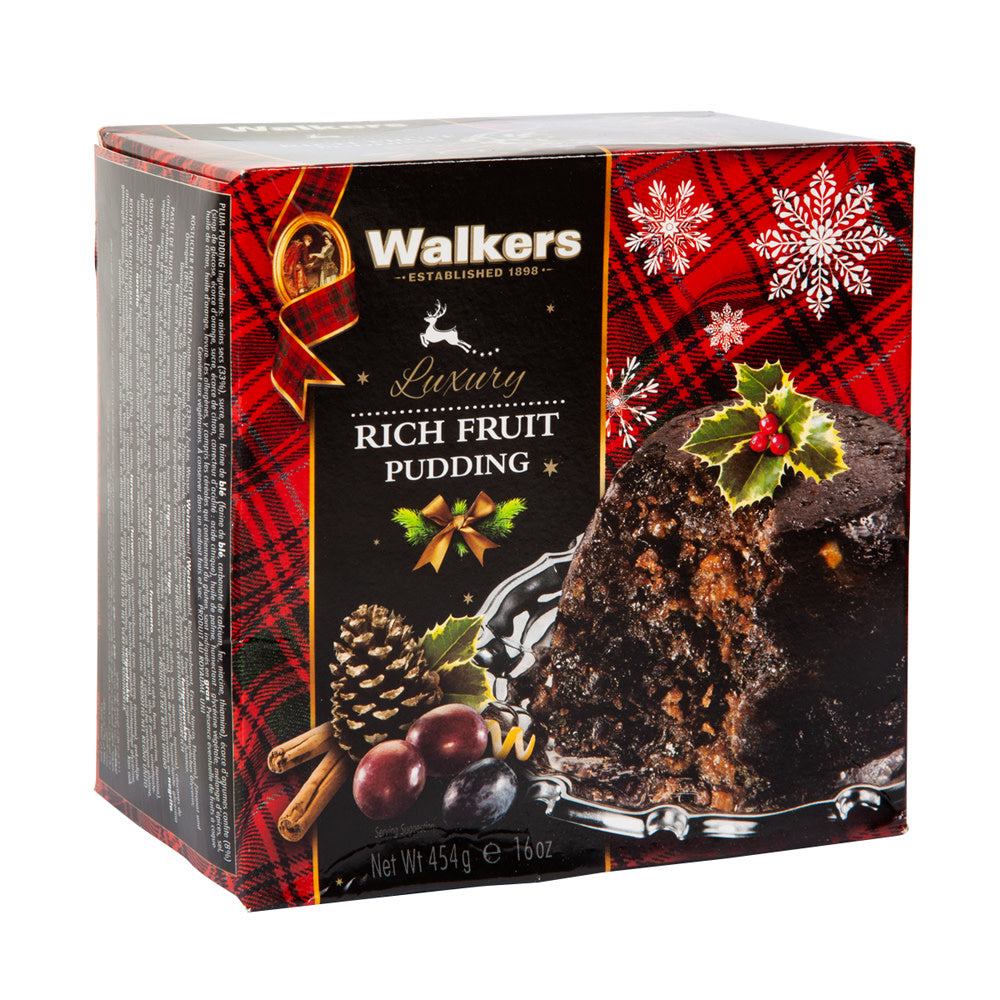 WALKERS RICH FRUIT PUDDING 16 OZ BOX