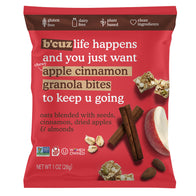 B'CUZ APPLE CINNAMON GRANOLA BITES 1 OZ POUCH