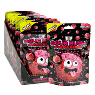 1UP SOUR RUSH STRAWBERRY JUICY GUMMY 4 OZ PEG BAG