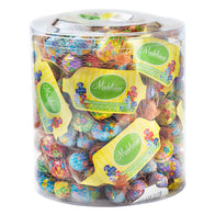 Milk Chocolate Foiled Easter Eggs Mesh Bags - 24ct