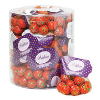 Milk Chocolate Foiled Halloween Balls Mesh Bag - 24ct