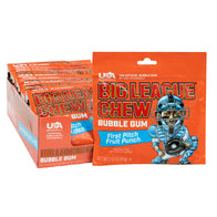 BIG LEAGUE CHEW FIRST PITCH FRUIT PUNCH BUBBLEGUM 2.12 OZ POUCH