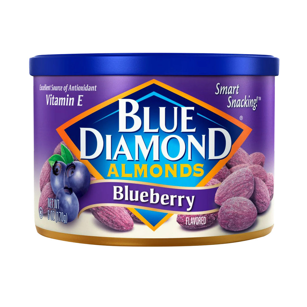 BLUE DIAMOND BLUEBERRY ALMONDS 6 OZ CAN