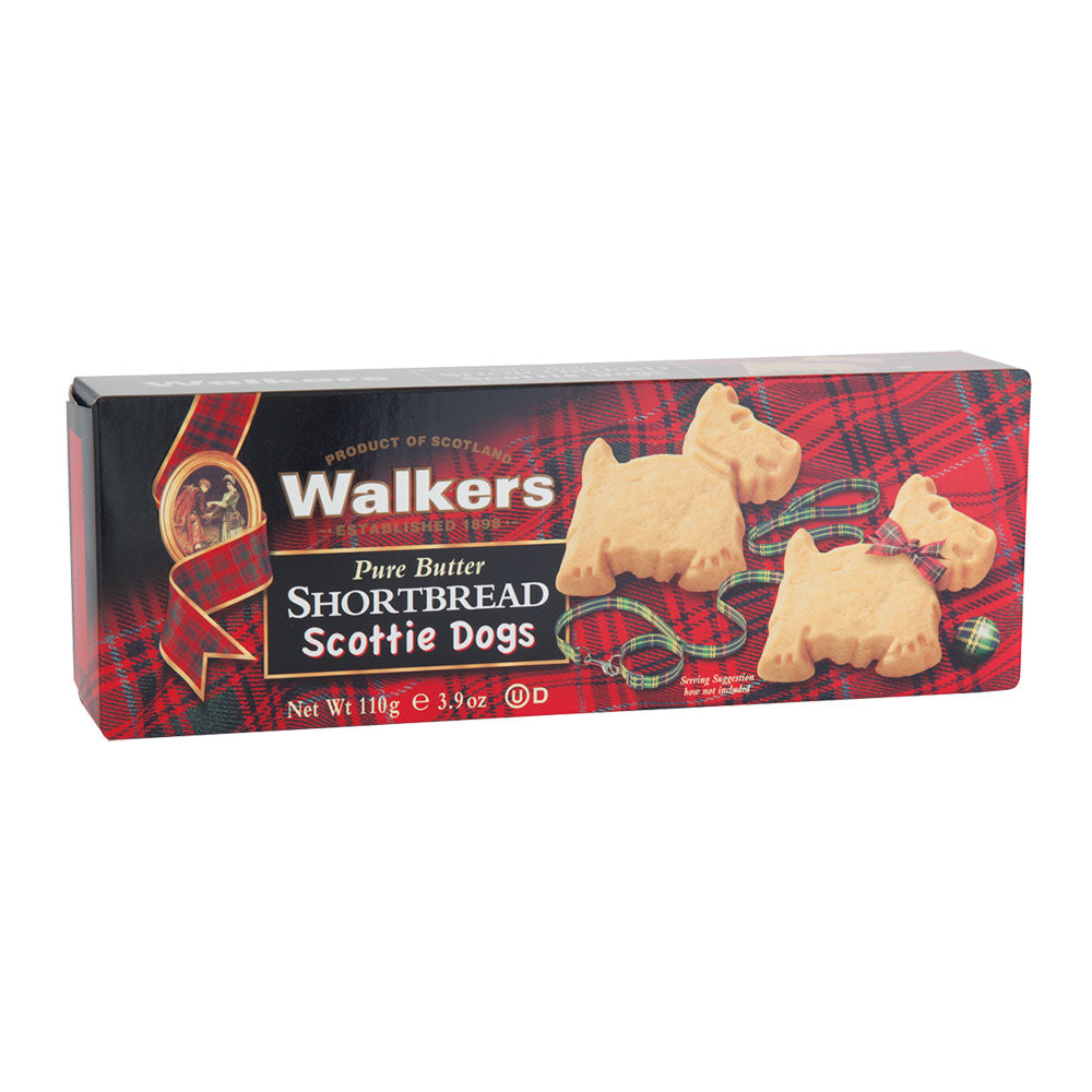 WALKERS SHORTBREAD SCOTTIE DOGS COOKIES 3.9 OZ BOX