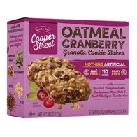 COOPER STREET OATMEAL CRANBERRY GRANOLA COOKIE BARS 6 OZ 6 CT BOX