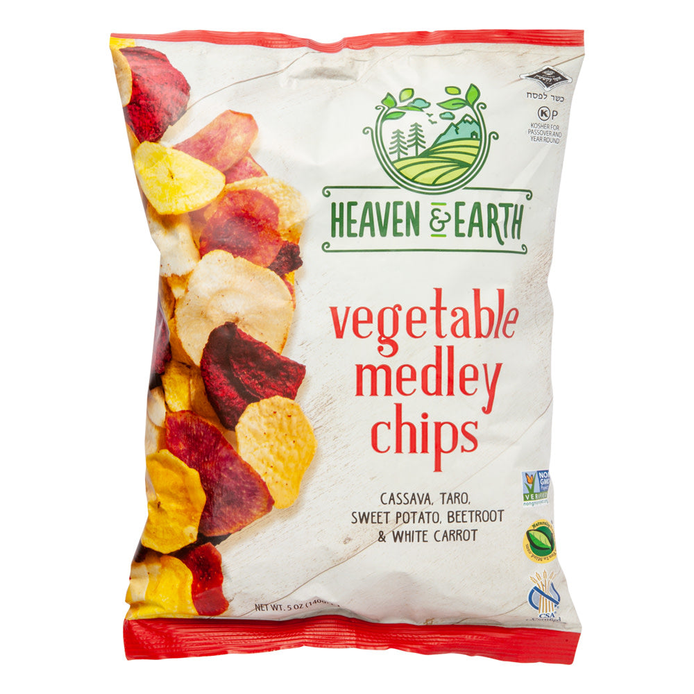 HEAVEN &amp; EARTH VEGETABLE MEDLEY CHIPS BAG