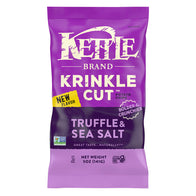 KETTLE KRINKLE CUT TRUFFLE SEA SALT POTATO CHIPS 5 OZ BAG