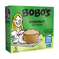 BOBO'S COCONUT OAT BITES 6.5 OZ BOX