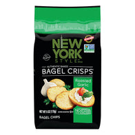 NY STYLE ROASTED GARLIC BAGEL CRISPS 6 OZ BAG