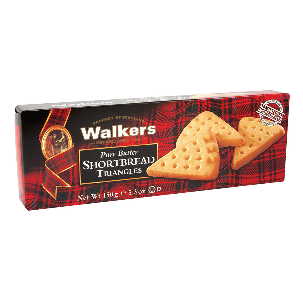 WALKERS SHORTBREAD TRIANGLE COOKIES 5.3 OZ BOX