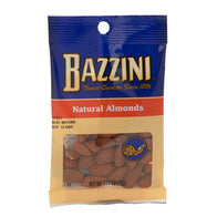 BAZZINI NATURAL ALMONDS 1.25 OZ PEG BAG