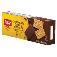 SCHAR GLUTEN FREE CHOCOLATE DIPPED COOKIES 5.3 OZ BOX