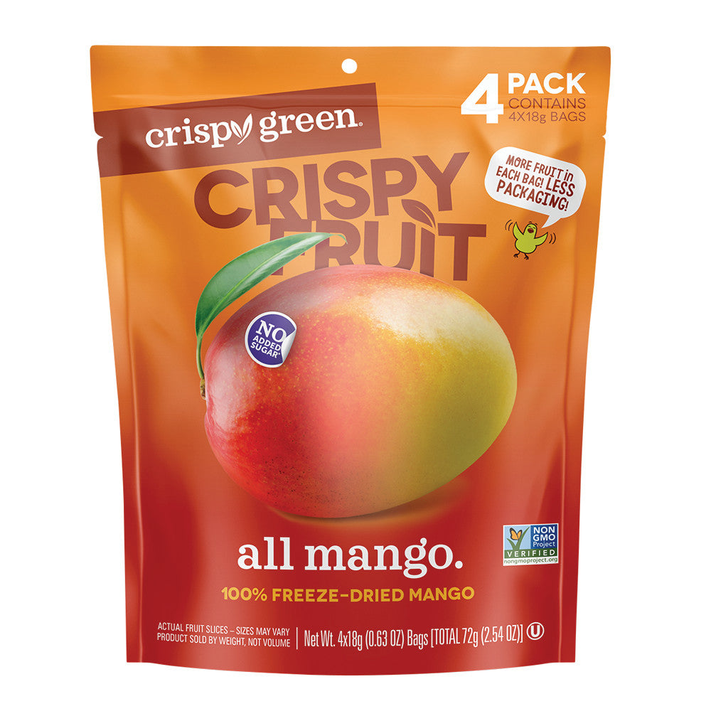 CRISPY GREEN ALL MANGO MULTI PACK 4 COUNT 2.54 OZ POUCH