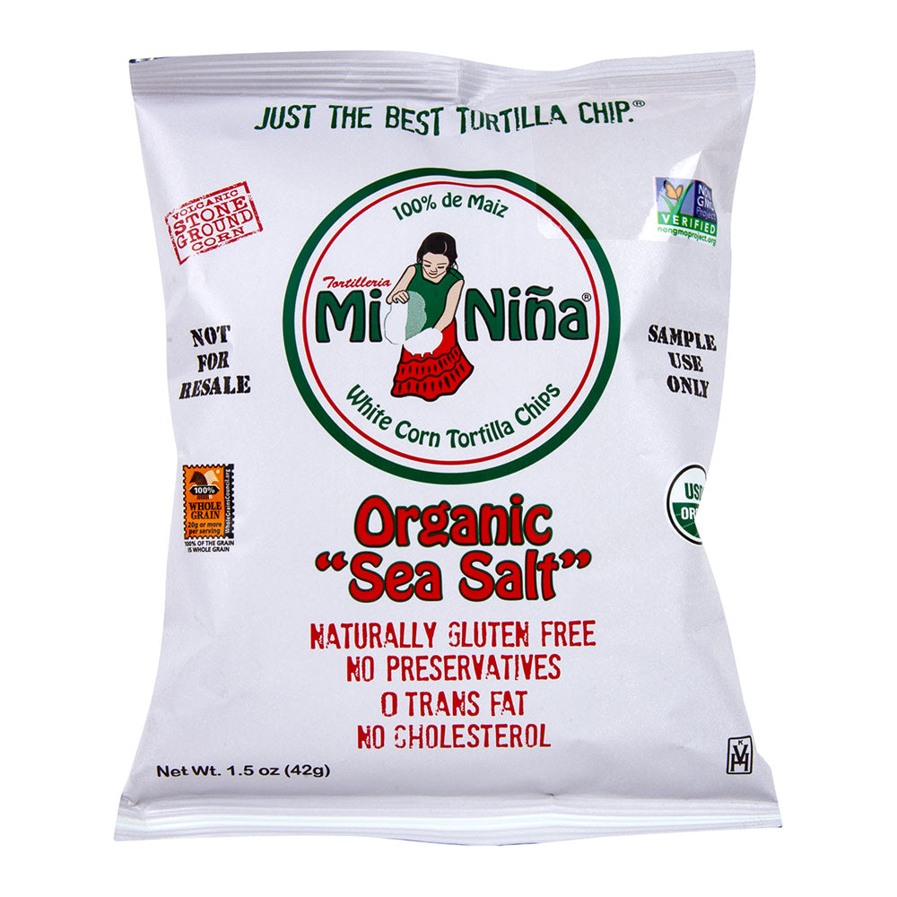MI NINA SEA SALT TORTILLA CHIPS 1.5 OZ BAG