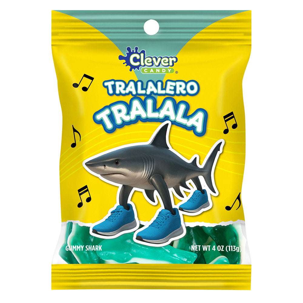 CLEVER CANDY ITALIAN BRAINROT TRALALERO TRALALA 4 OZ PEG BAG
