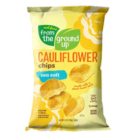 FROM THE GROUND UP CAULIFLOWER SEA SALT CHIPS 3.5 OZ BAG