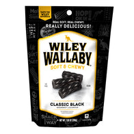 WILEY WALLABY BLACK LICORICE 7.05 OZ POUCH *SF DC ONLY*