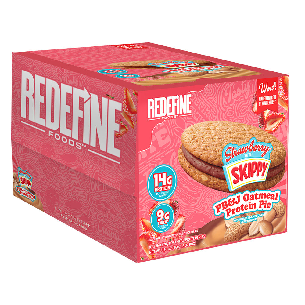 REDEFINE OATMEAL PROTEIN PIE PB&amp;J STRAWBERRY 2.5 OZ