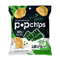 POPCHIPS SOUR CREAM &amp; ONION 0.8 OZ POUCH