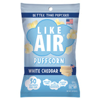 LIKE AIR WHITE CHEDDAR PUFFCORN 1 OZ BAG